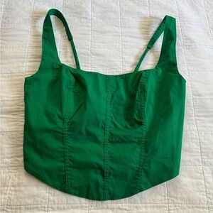 Abercrombie & Fitch Green Crop Top
